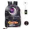 Campus Sweet Xiaoqing Surrounding Animation School Bag Girls Students Light Casual Backpack