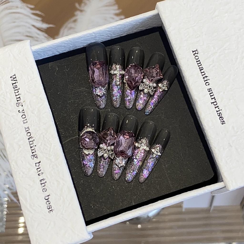 High-end Heavy Industry Light Luxury Zircon K9 Alloy Diamond Luxury Magic Box Patch Wearable Armor