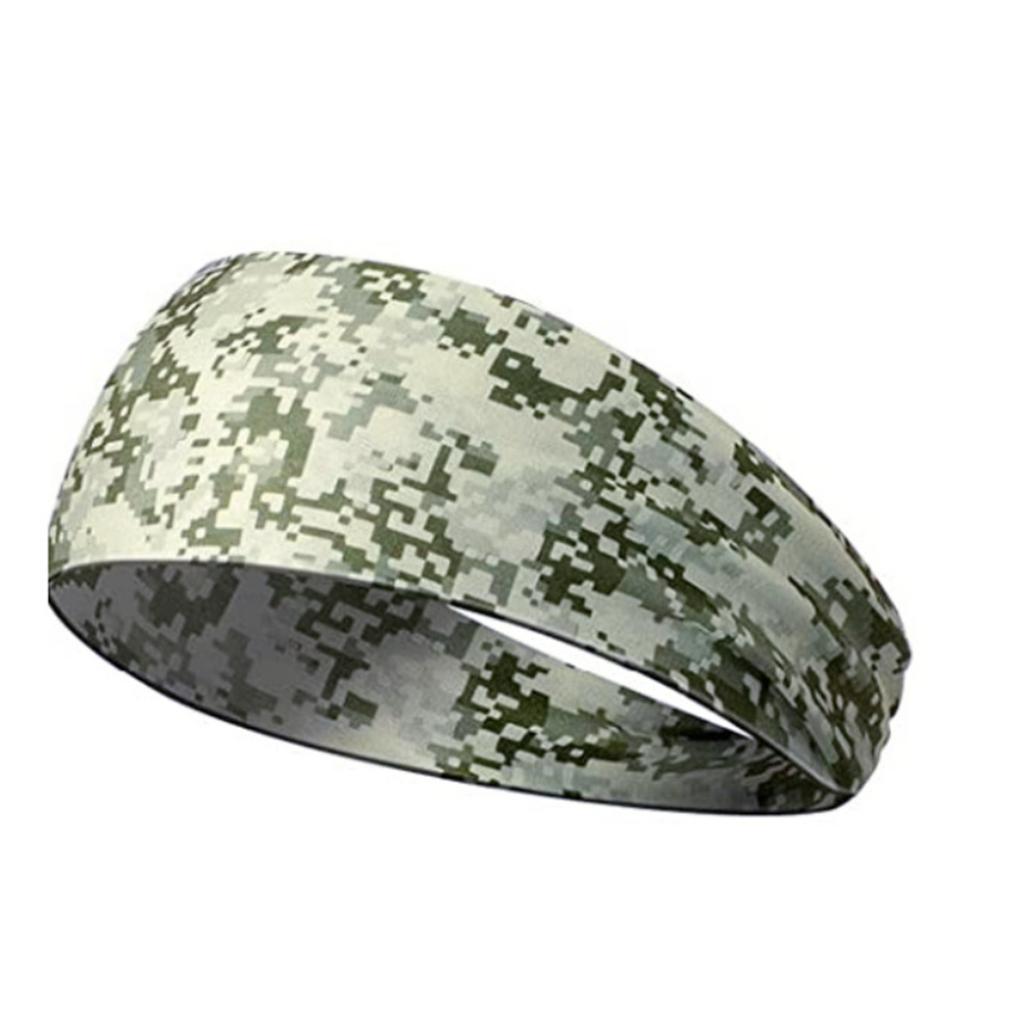 Unisex Running Fitness Headband For Sports Yoga Sweatproof Elastic Cotton Headscarf