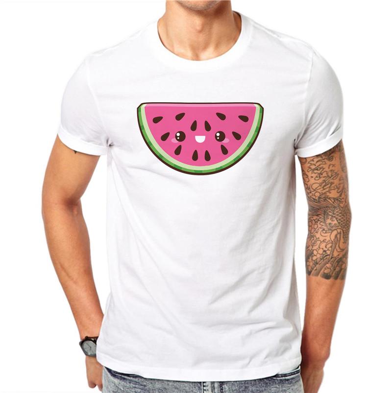 T-Shirt 3D Printed Watercolor Kiwi Fruit and Watermelon Slices Summer Casual Tees T-Shirt 3D Printed Watercolor Kiwi Fruit and Watermelon Slices Summer Casual Tees