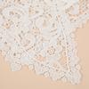 Women Hollow Out Paisely Floral Lace Fake Collar Triangular Shawl Large Shoulder Wrap Necklace Lace-Up Short DropShipping