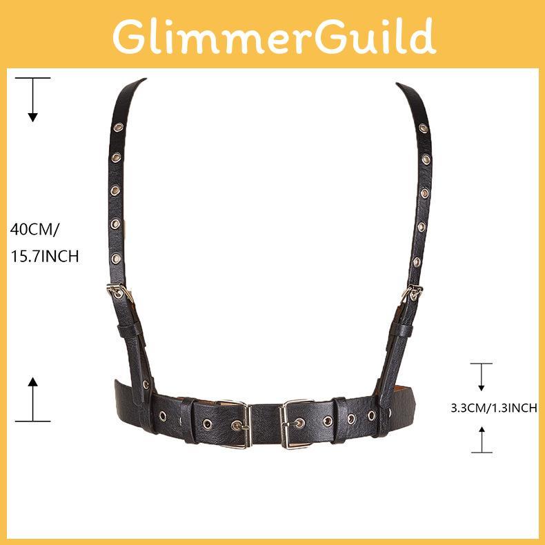 Fashion Punk Style Leather Strap Style Waist Belt For Women With Metal Buckle For Streetwear Dress And Casual Outfits