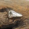 Kristallquarz-Ring, Siegelring, Ring aus 925er Sterlingsilber, Edelstein-Ring, Damenring, Herrenring, handgefertigter Ring, Geschenkring, Neujahrsgeschenk