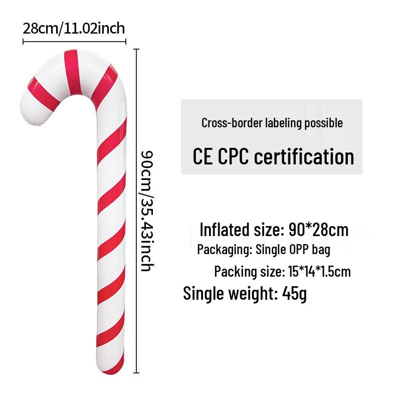 Cross-Border Christmas Courtyard Decoration: PVC Lantern & Inflatable Christmas Ball Set