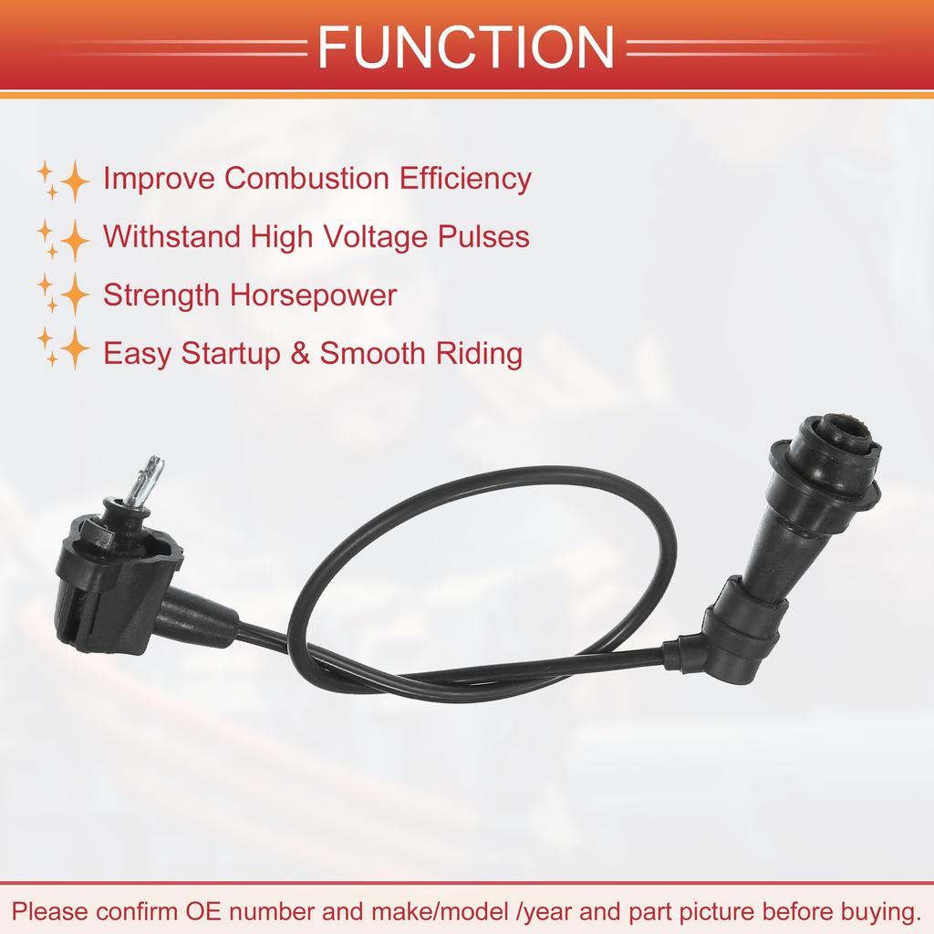 ACROPIX Cablagem de Bobina de Ignição de Vela de Ignição de Carro 5mm Compatível com Lexus