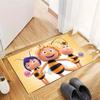 Tappetino Maya l'Ape Amici Stampa Personaggi Antiscivolo Ingresso Tappeto Pavimento Serie Animata Casa Corridoio Decorazione