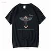 T-shirt in Cotone Judas Priest Angel Of Retribution Album Ian Hill Rob Halford Lavaggio Vintage Leggermente alla Moda Traspirante