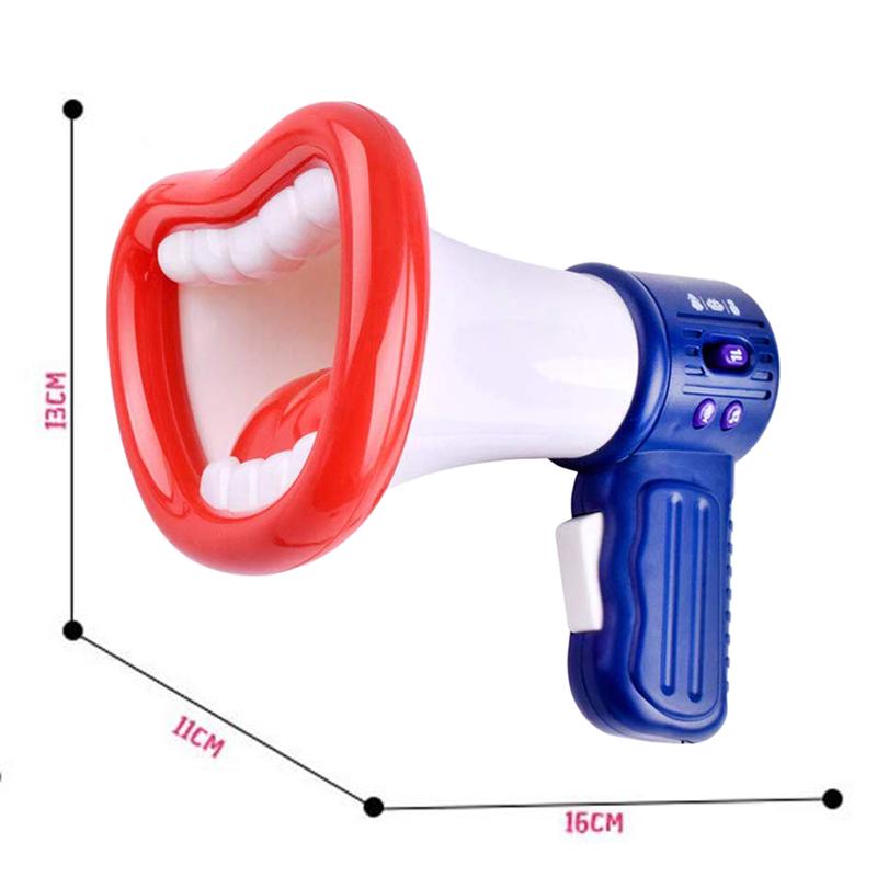 ABNR Mini Funny Vocal Voice Changer Loudspeaker Recording Gift Three Sound Effects Variable Sound For Children Kids