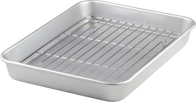 Zestaw blach do pieczenia Taniguchi Metal Lekki i z x Wyprodukowano w Idealny do głębokiego i tempury Łatwy w użyciu Rin, 27,8 21,3 cm, Nie. 4, Japonia, Przygotowania,