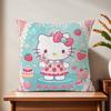 Kawaii H-Hello Cute Kitty-Y Cushion Cover For Pillow Printing Sofa Decoration Home Car Room Coffee Shop Office Nordic Simplicity