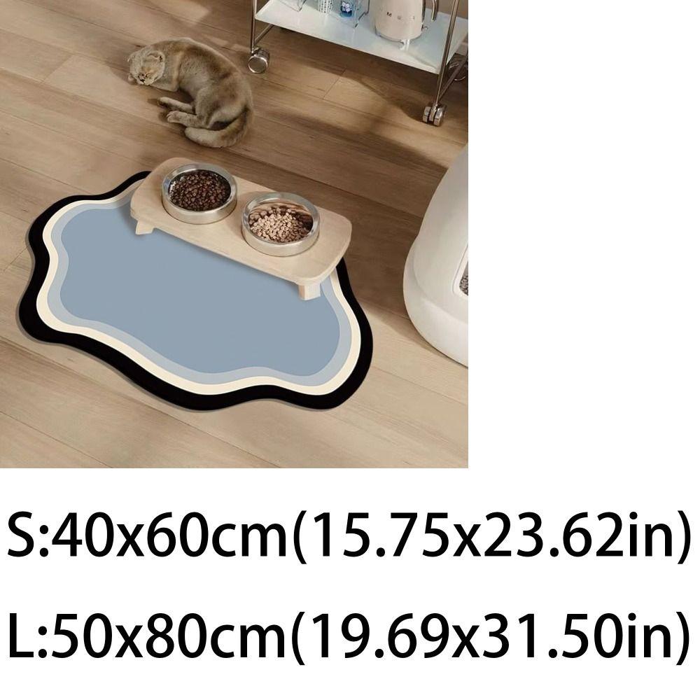 Thickened Cat Dog Placemat Multi-purpose Diatom Mud Floor Mat Soft Toilet Door Rugs  Living Room