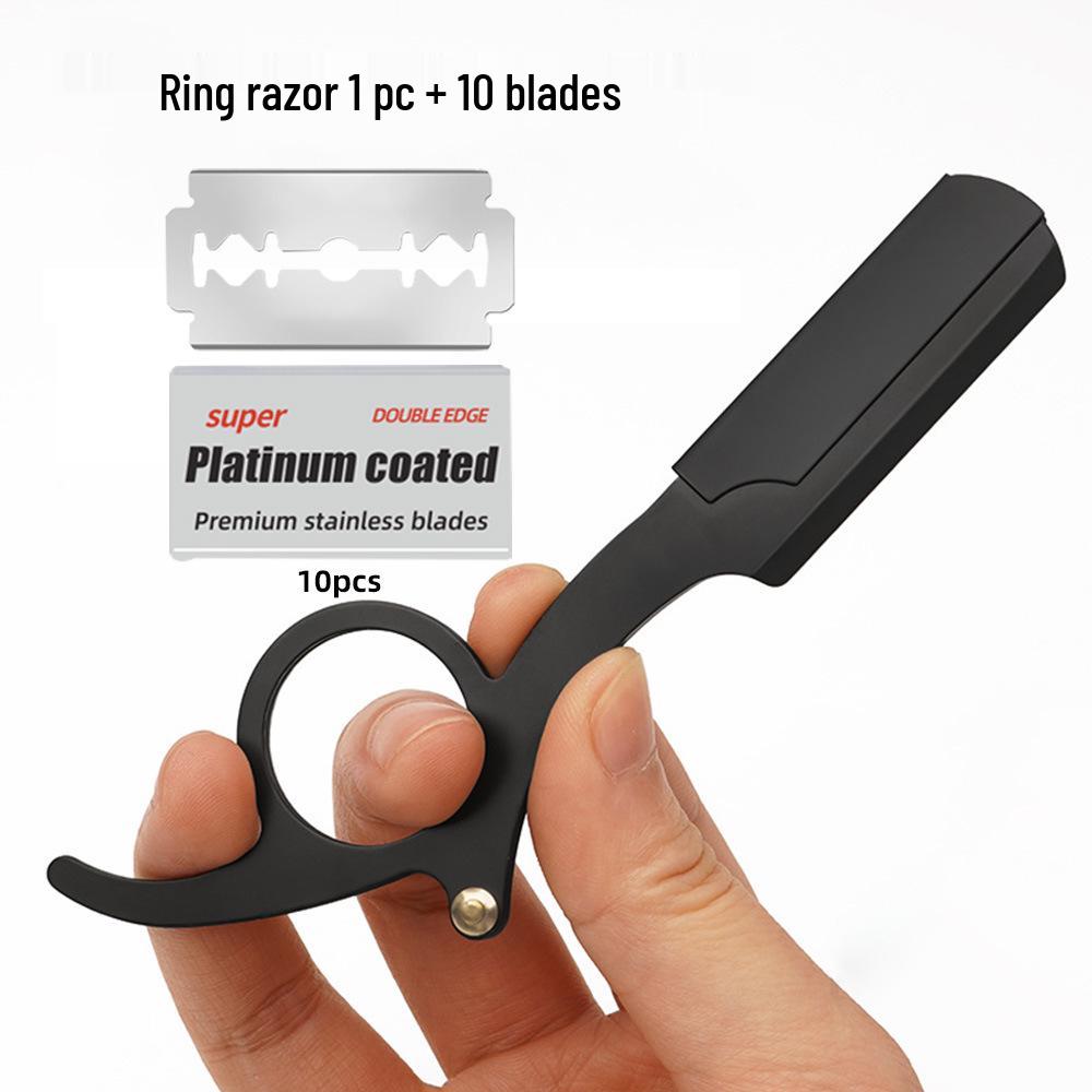 Old-Fashioned Manual Razor: Lord of the Rings Edition - Compact Shaver for Face, Eyebrows, and Body