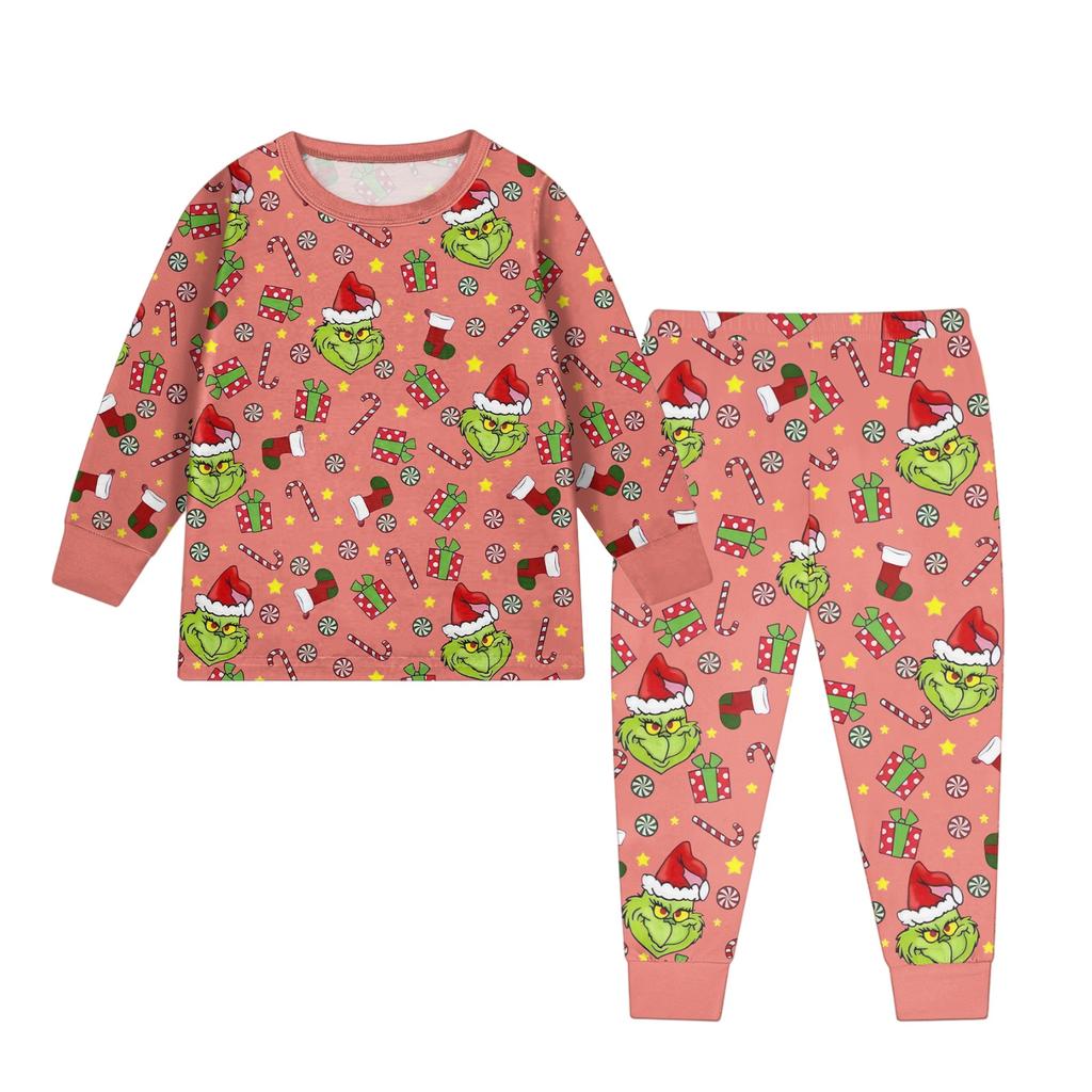 Children's Fashion Suit Skirt Round Neck Long Sleeve Top Pants