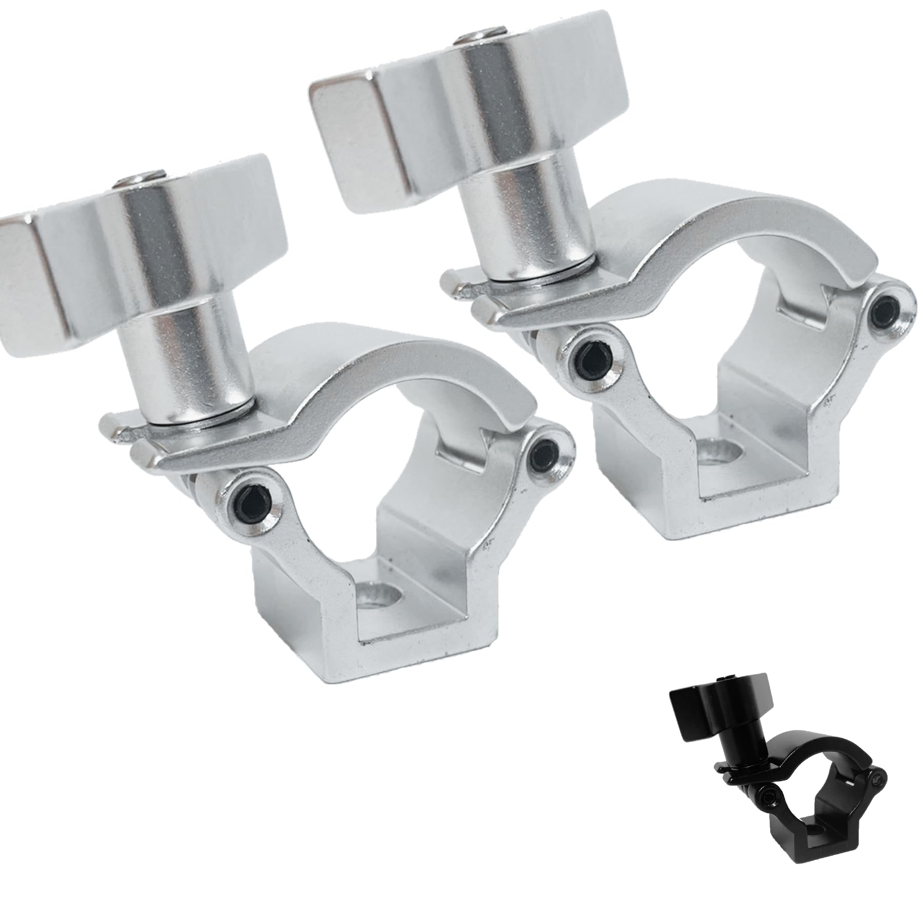 

ROOOCYY Лопата Крепление сзади Набор держателей, Универсальный, Фиксированный, 4WD, Внедорожный, Кантри, (Серебряный), 2, Т-образный