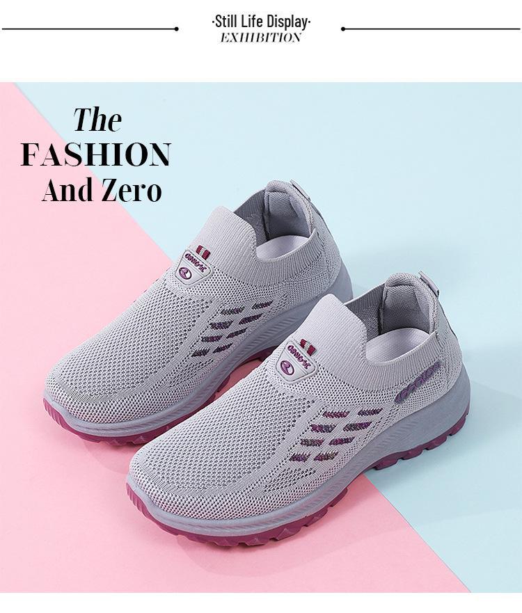 Ērti neslīdoši pastaigu apavi pusmūža sievietēm - mīksta zole pavasarim un rudenim