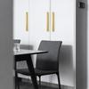 Aluminum Alloy Door Handles Gold Brushed Drawer Knobs Modern Cabinet Pulls  Furniture Hardware