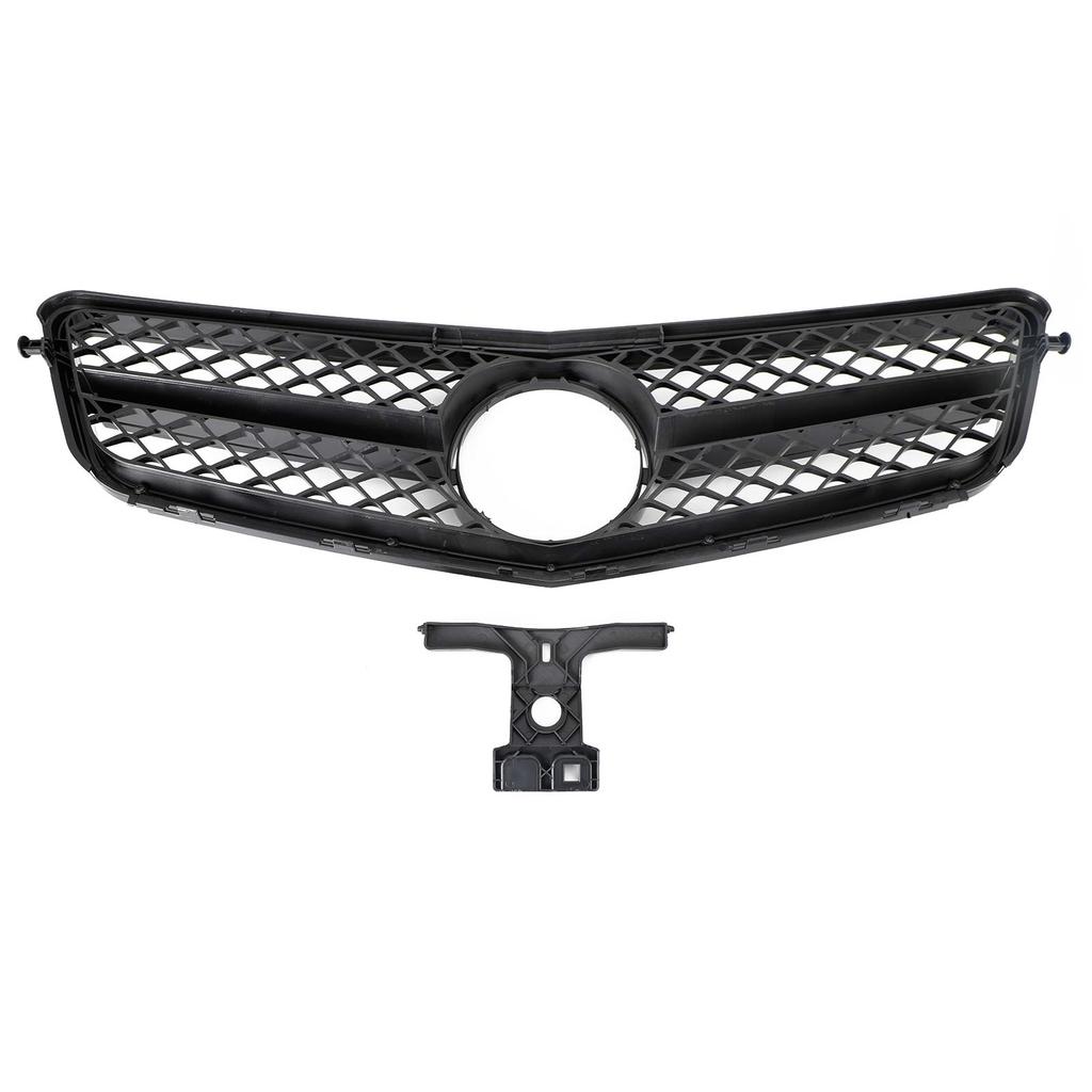 Front Bumper Grille Grill Fit C-Class Benz W204 C300 C350 2008-2014