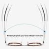 Trendy Retro Round Framed Presbyopia Glasses Metal Is Light Durable Anti Blue Light Eye Protection Unisex Eyeglasses 0 To +4.0