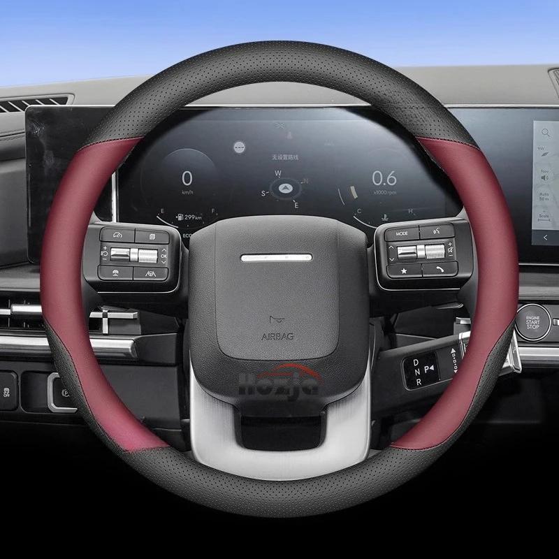 Leder Auto Lenkradbezug für Hyundai I30 Tucson Ioniq N Grand I10 Elantra I30n I20 Ix35 Palisade Ix20 Kona Santa fe