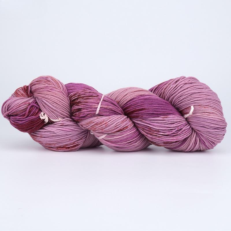 100g 300Meters Handmade Dyed Wool Yarn for DIY Knitting&Crocheting Sweater Scarf Gradient Color Cotton Wool Yarn