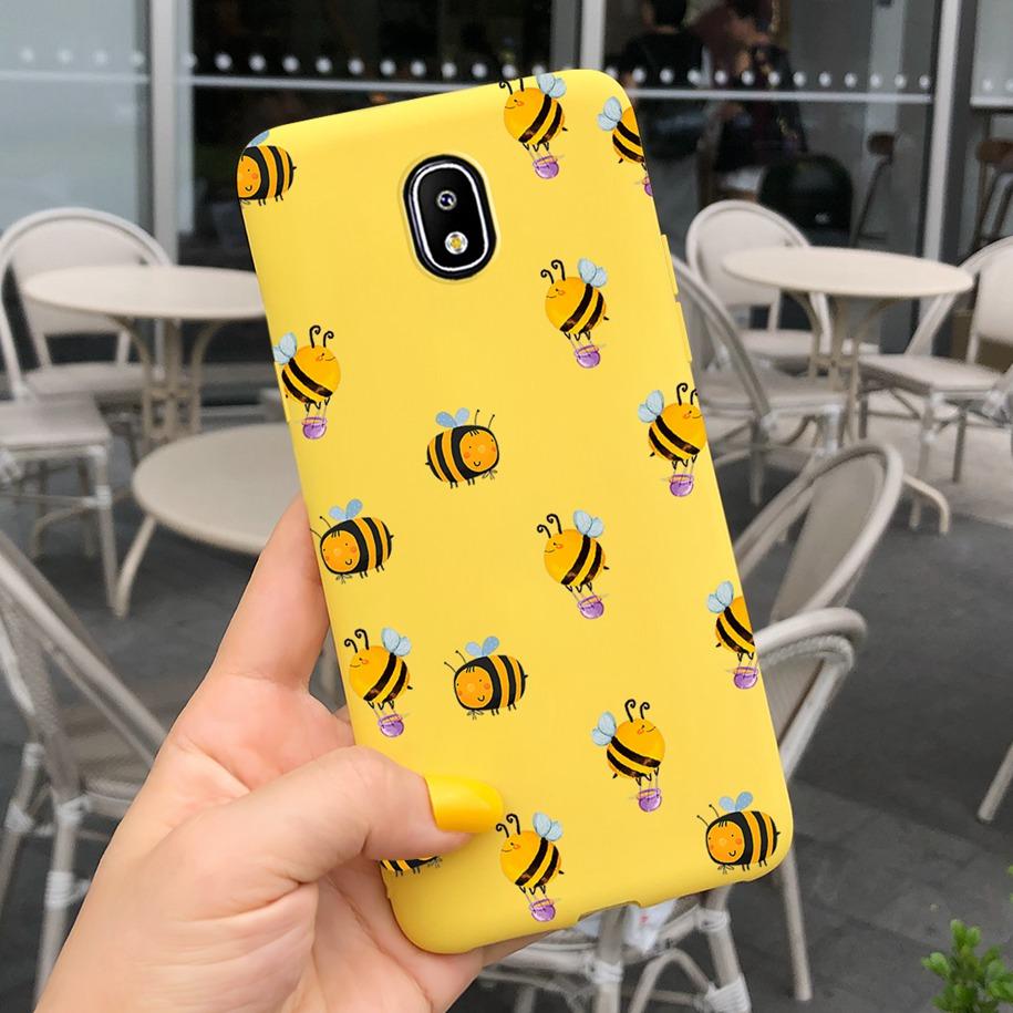 For Samsung Galaxy J5 2017 J530 SM-J530F Case Cute Cartoon Cats Unicorn Butterfly Bee Soft Cover for Samsung J5 2017 J530F Funda