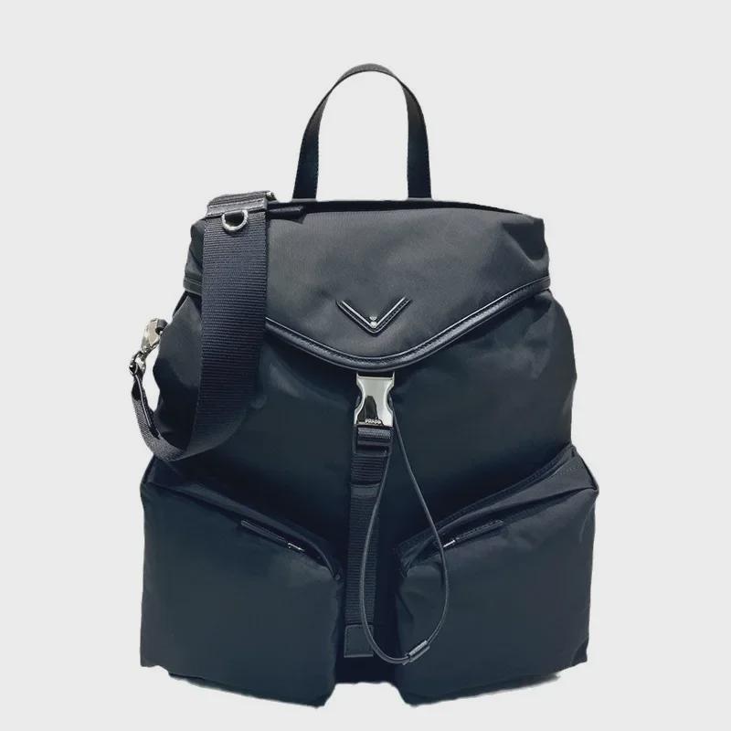 P's New VZ111 Waterproof Nylon Backpack - Large Capacity, Leisure & Sports Design for Laptops