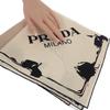 PRADA  1FF004 scarf Quartz/Beige pink silk Women