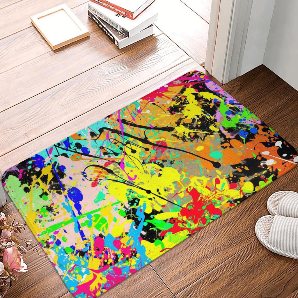 Street Pop Art Graffiti Doormat Anti-Slip Bathroom Kitchen Mat Living Room Door Floor Entrance Carpet Rug