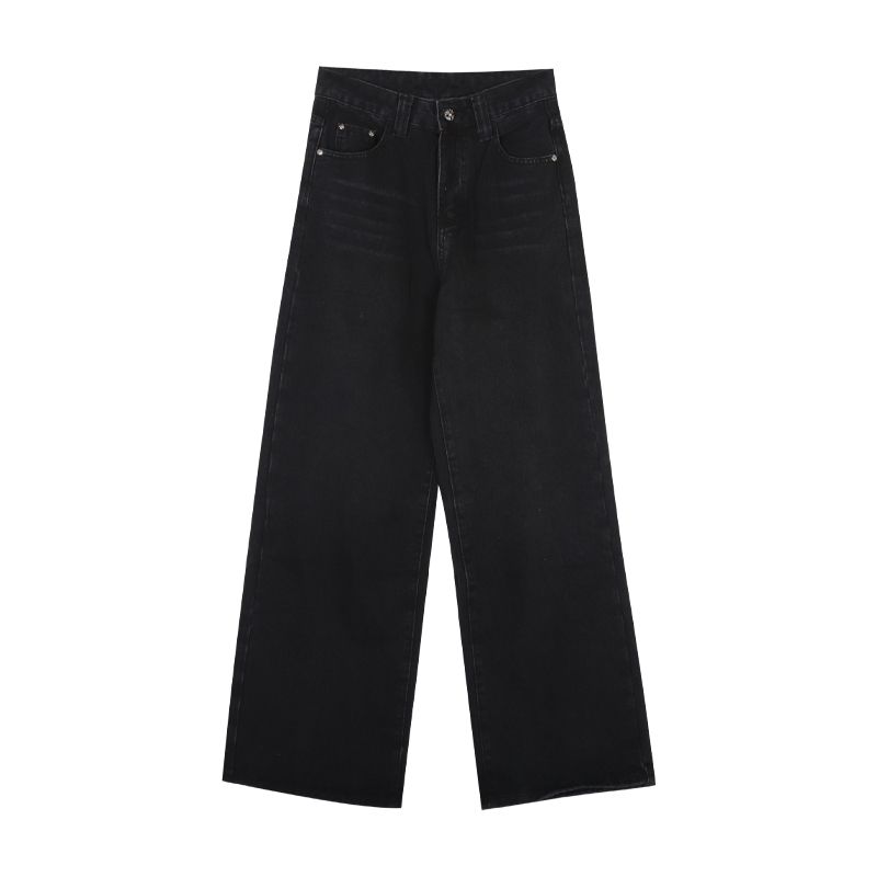 

Black Spring Washed Easiest for Match High Waist Slimming Jeans Black XS