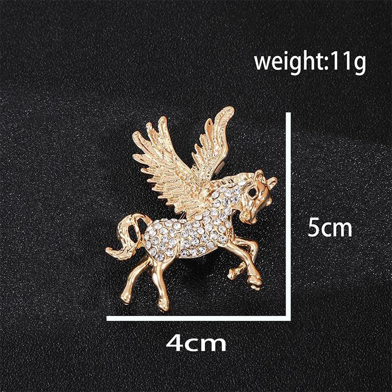 Kitten New Year Horse Brooch High-Grade Alloy Animal Corsage Zodiac Pin Clothing Accessories