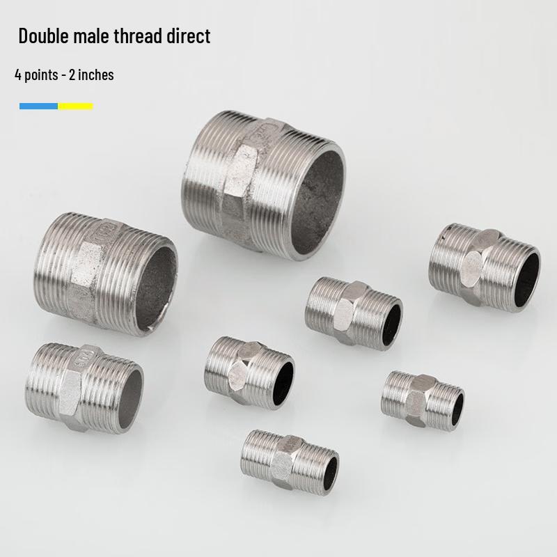 TURBOSUN Thickened Extended Stainless Steel Reducing Nipple