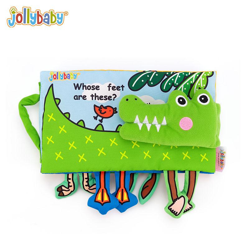 Crocodile Baby Cloth Book With Crocodile Caterpillar Design For Early Education And Sensory Development