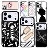 Capa Case for iPhone 17 Air 16 Pro Max 15 Plus 11 13 Mini 14 12 Back Phone Cover Hair Stylist Scissors Brush Switch