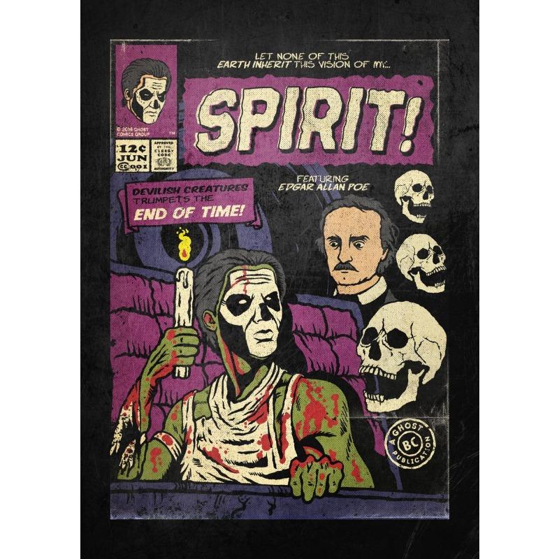 Ghost Band Abstraktes Poster Heavy Metal Band Wandkunst Leinwandmalerei Drucke Bilder für Wohnzimmer Kaffeehaus Bar Heimdekor