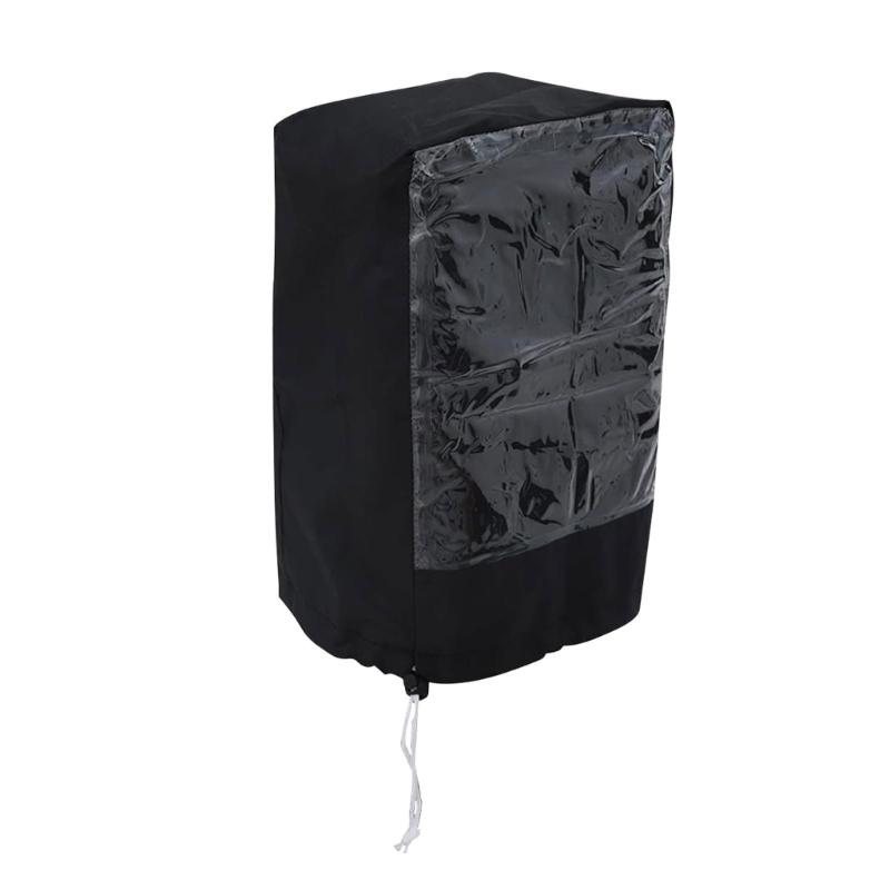 

Trailer Tongue Jacks Cover PVC Window Easy Viewing Waterproof Fabric Drawstring Closure Universal For Trailers 1 чёрный