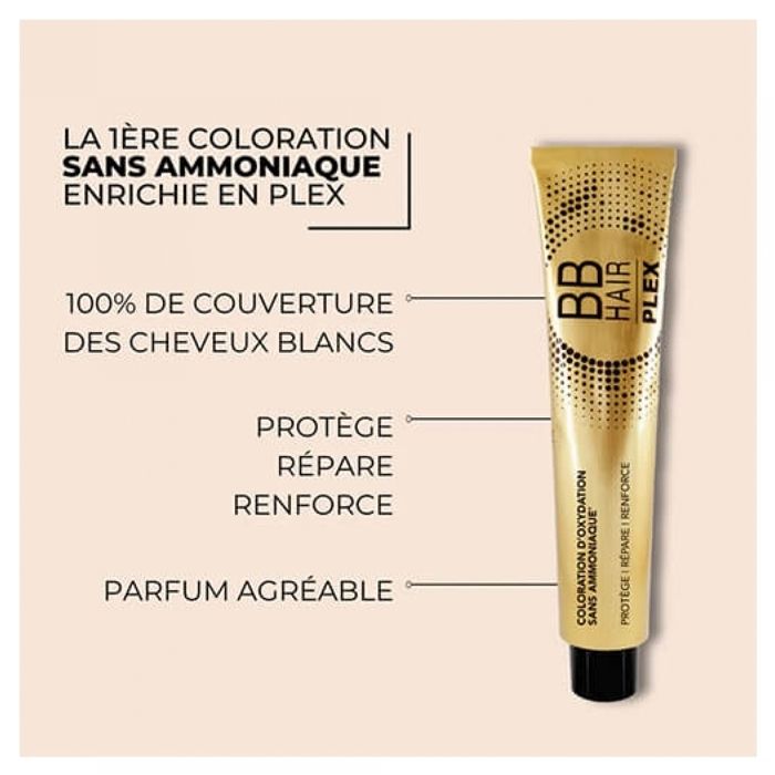 Generik BBHair Plex Professionelle Coloration ohne Ammoniak Nr. 3 Dunkelbraun