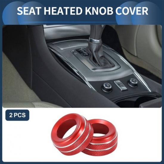 

Seat Heated Switch Knob Cover Ring for Infiniti G37 2007-2013 2 Pcs