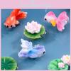 Vibrant Miniature Resin Fish Ideal For Creative Aquarium Landscaping