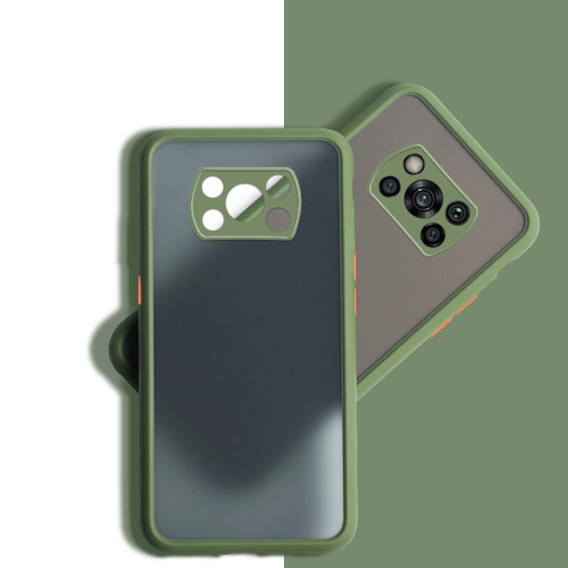 

Чохол для Xiaomi Poco X3 Для Xiaomi Poco X3 Pro F3 Redmi Note 10 9 Pro 9T Чохол Силіконова Гумова Оболонка Прозорий Захисний Чохол For POCO X3 (NFC) армія зелений колір