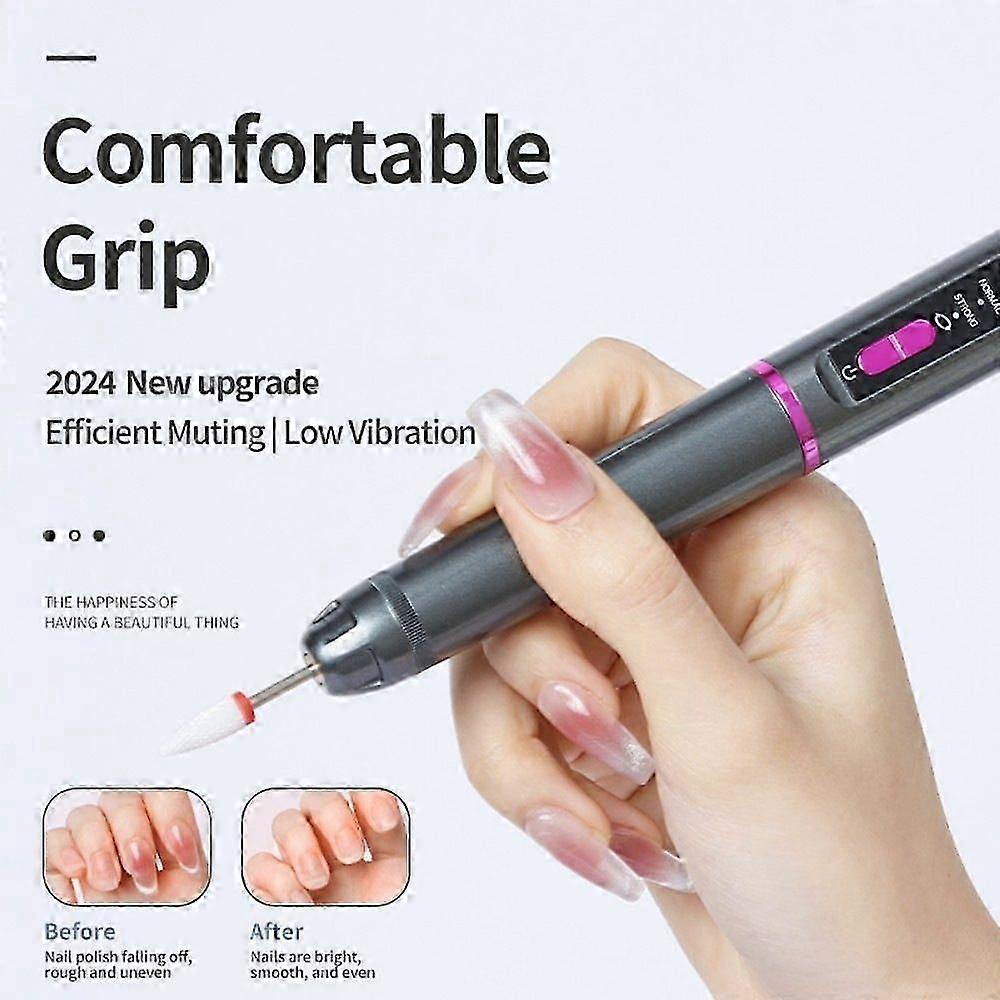 Electric Nail Polish Grinder Professional Dead Skin Trimmer With Three-Speed Adjustment And High Speed Grinding Machine