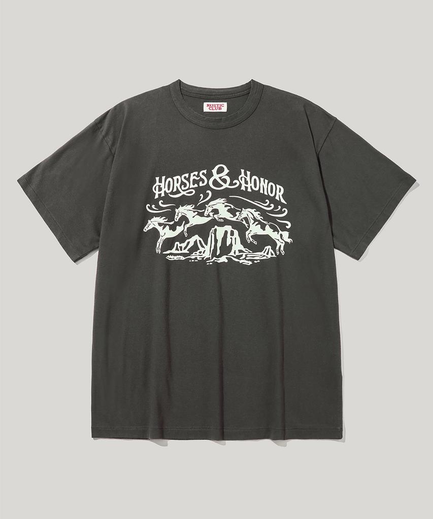 RUSTICCLUB Vintage Inspired H&H T-Shirt_Charcoal