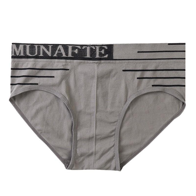 Men's Mid-Waist Quick-Dry Sports Briefs - Large, Seamless, Comfortable, Breathable