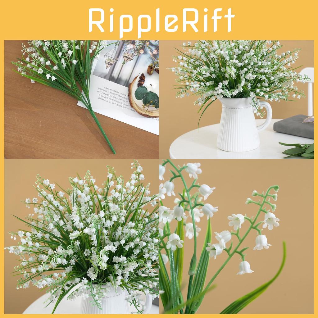 Convallaria Majalis Of The Valley Faux Plant Plastic Flowers For Event Decoration Gift