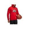 Adidas Neo Hooded Sports Casual American Sweatshirt Men Sweatshirt Red GJ2316