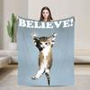 Explosion Toilet Meowl Cat Warm Soft Blanket Novelty Plane Travel Throw Blanket Couch Bed Flannel Bedspread Sofa Bed Cover