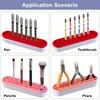 Silicone Makeup Brush Organizers Multifuntional Pen Stand Craft Tool Holder Silicone Texture Suitable for Makeup Brushes