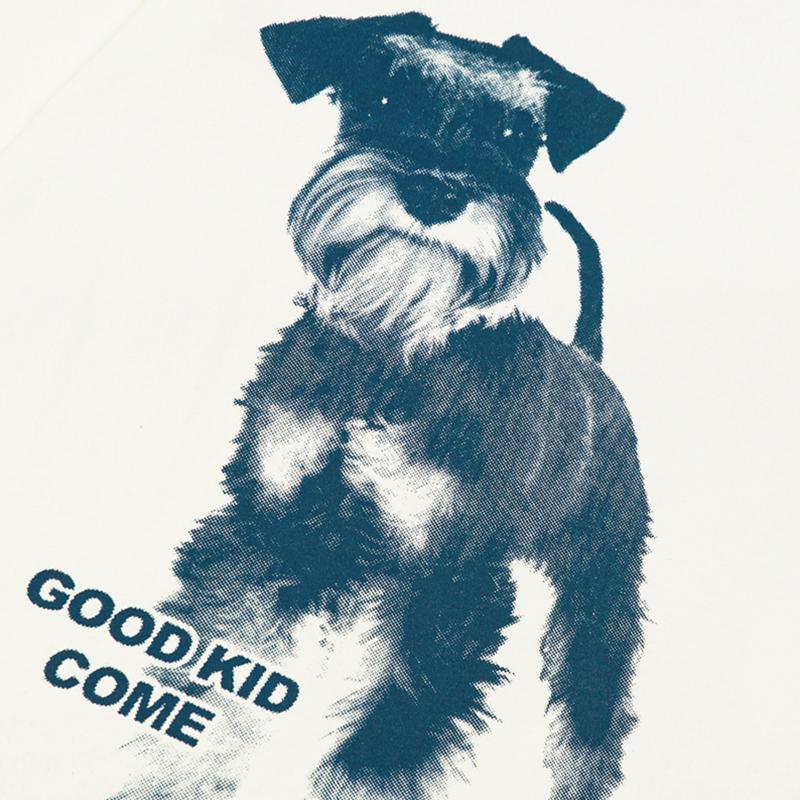Streetwear Schnauzer Graphic T-Shirt Cotton Tshirt Unisex Tops Tees Summer Short Sleeves T Shirt