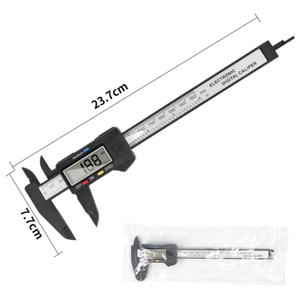 150mm Digital Display Calipers Carbon Fiber Measuring Tools  for Mechanical Component Measure