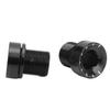 2Pcs Bike Crank Screw Spline Centre Shaft Aluminium Alloy High Strength Anticorrosion Sturdy   Bike Crank Cover