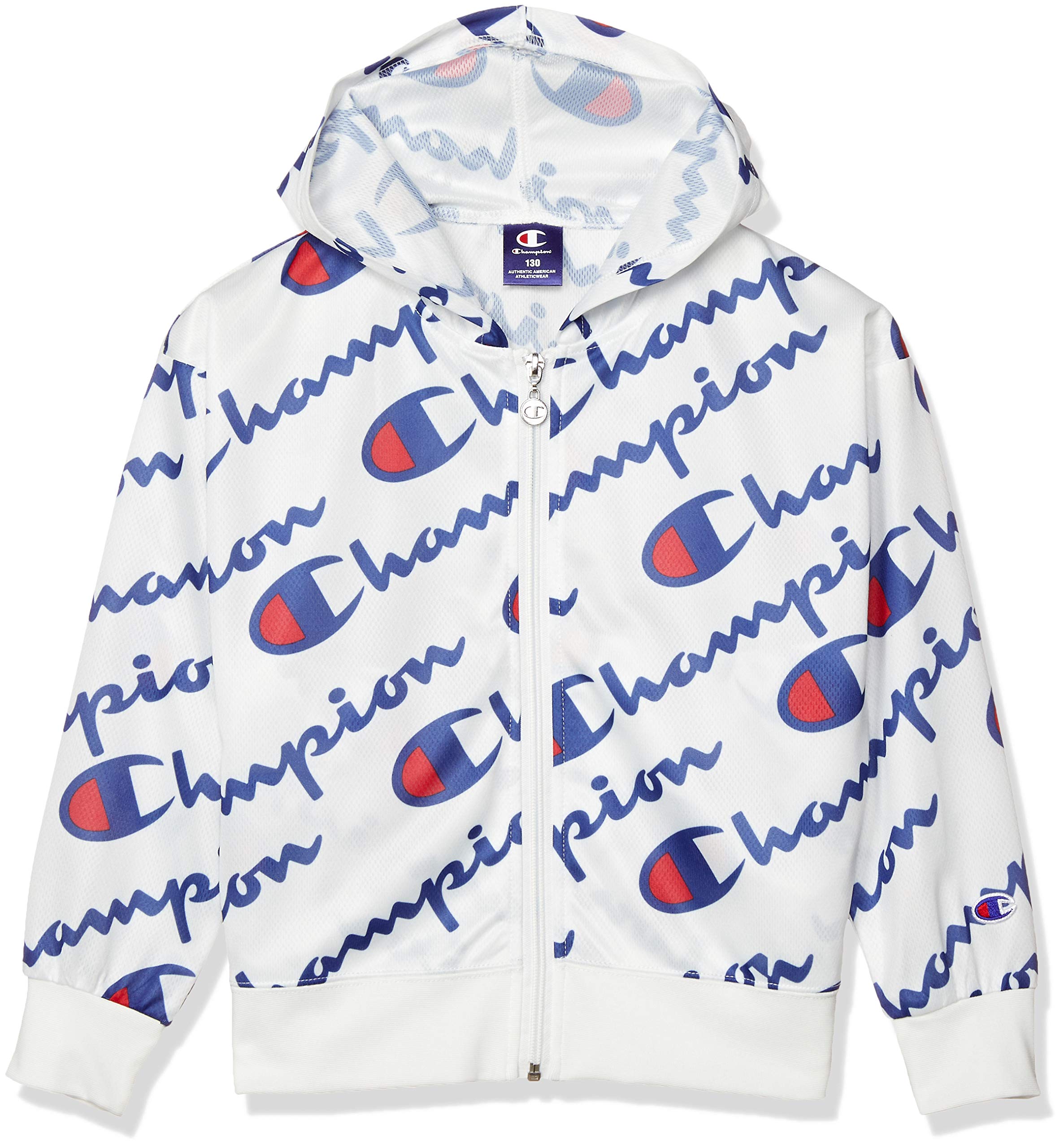 

Champion Hoodie Shirt Size 160 to Japanese size Full-Zip CJ4401, Girls , White, (equivalent 160) белый